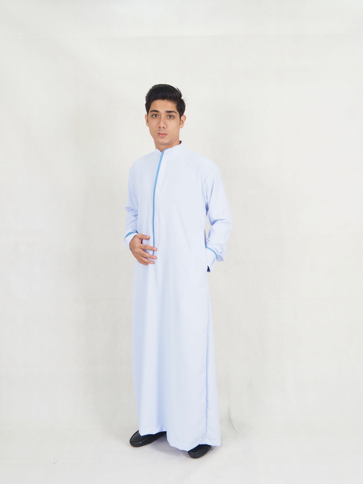 SW5296 MEN FASHION JUBAH WHITE