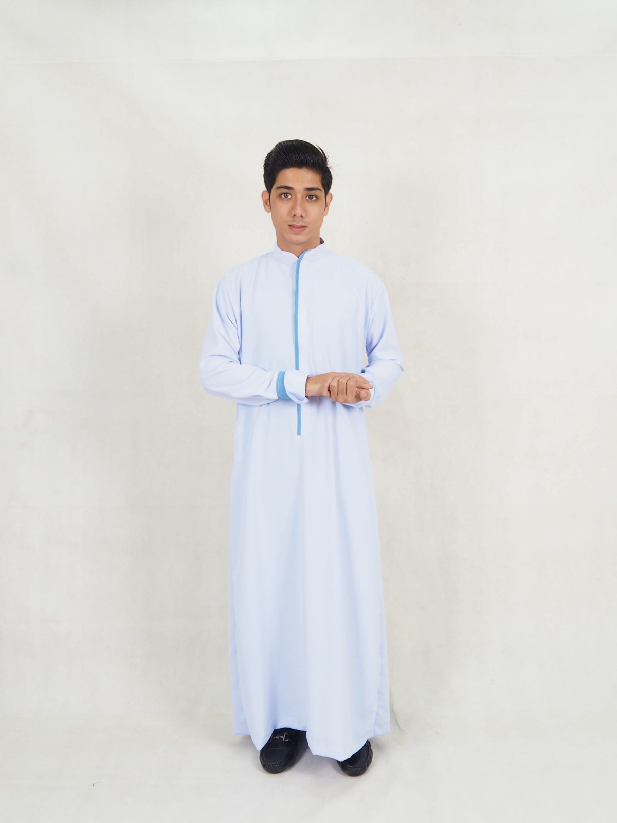 SW5296 MEN FASHION JUBAH WHITE