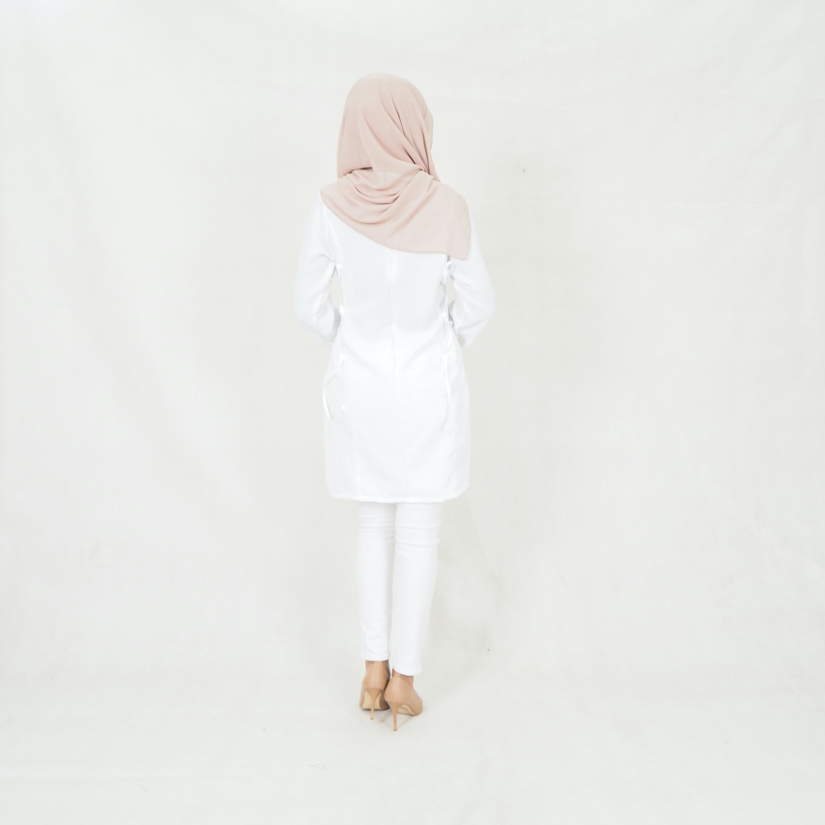 SW5297 WOMEN'S FASHION BLOUSE WHITE