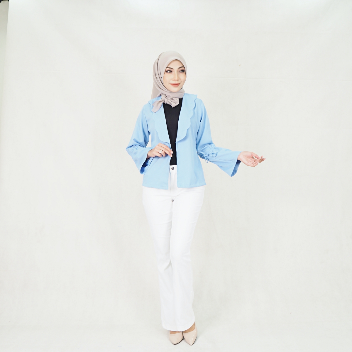 SW5301 BASIC CARDIGAN BABY BLUE