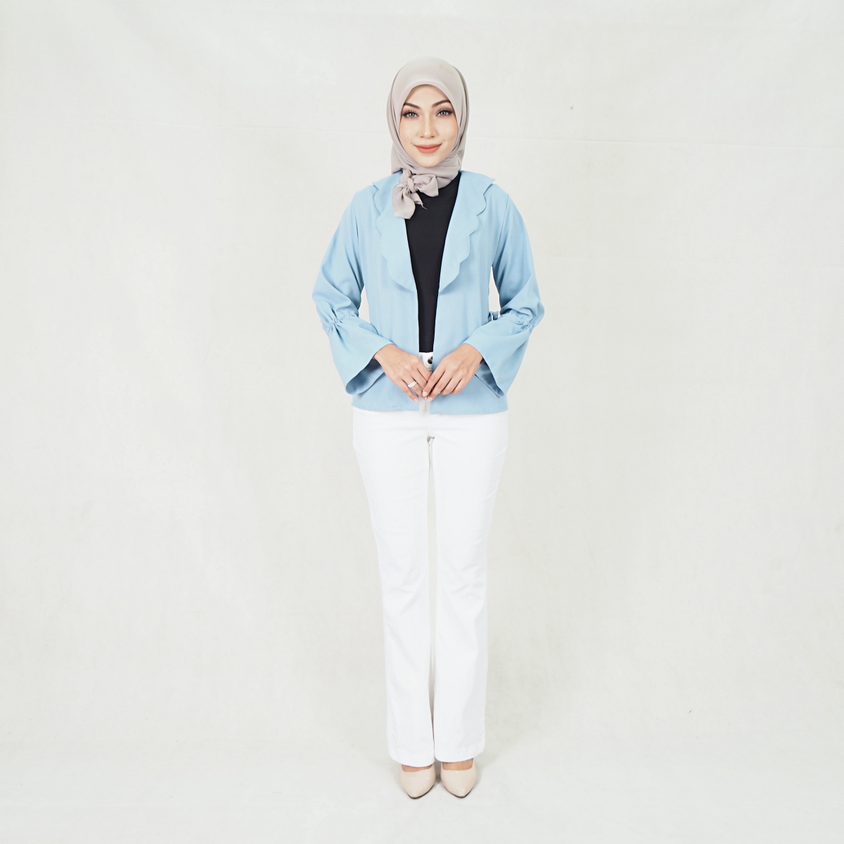 SW5301 BASIC CARDIGAN BLUE