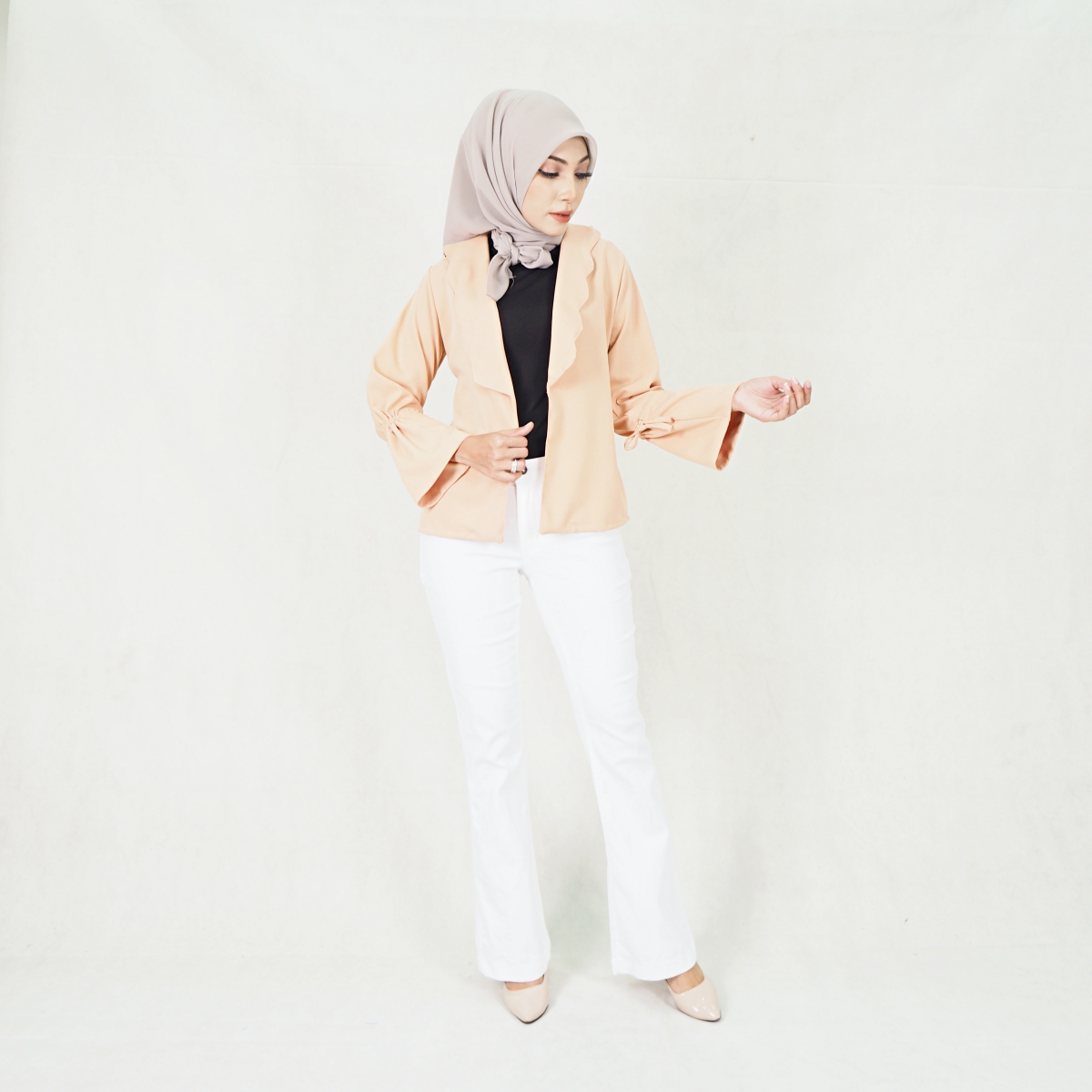 SW5301 BASIC CARDIGAN BROWN