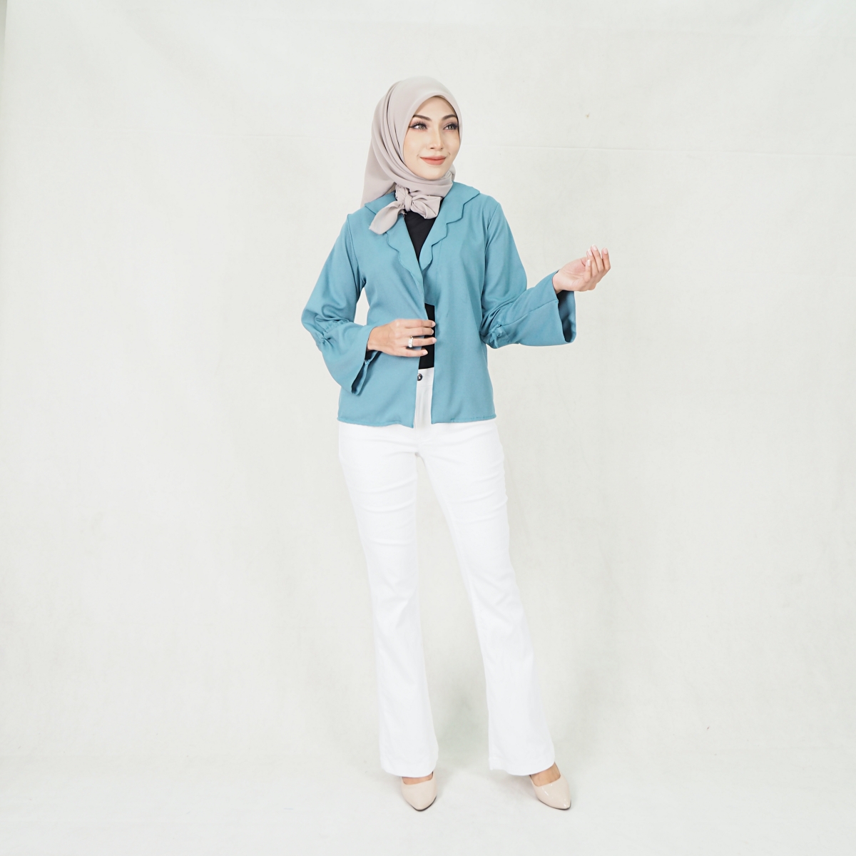 SW5301 BASIC CARDIGAN GREEN