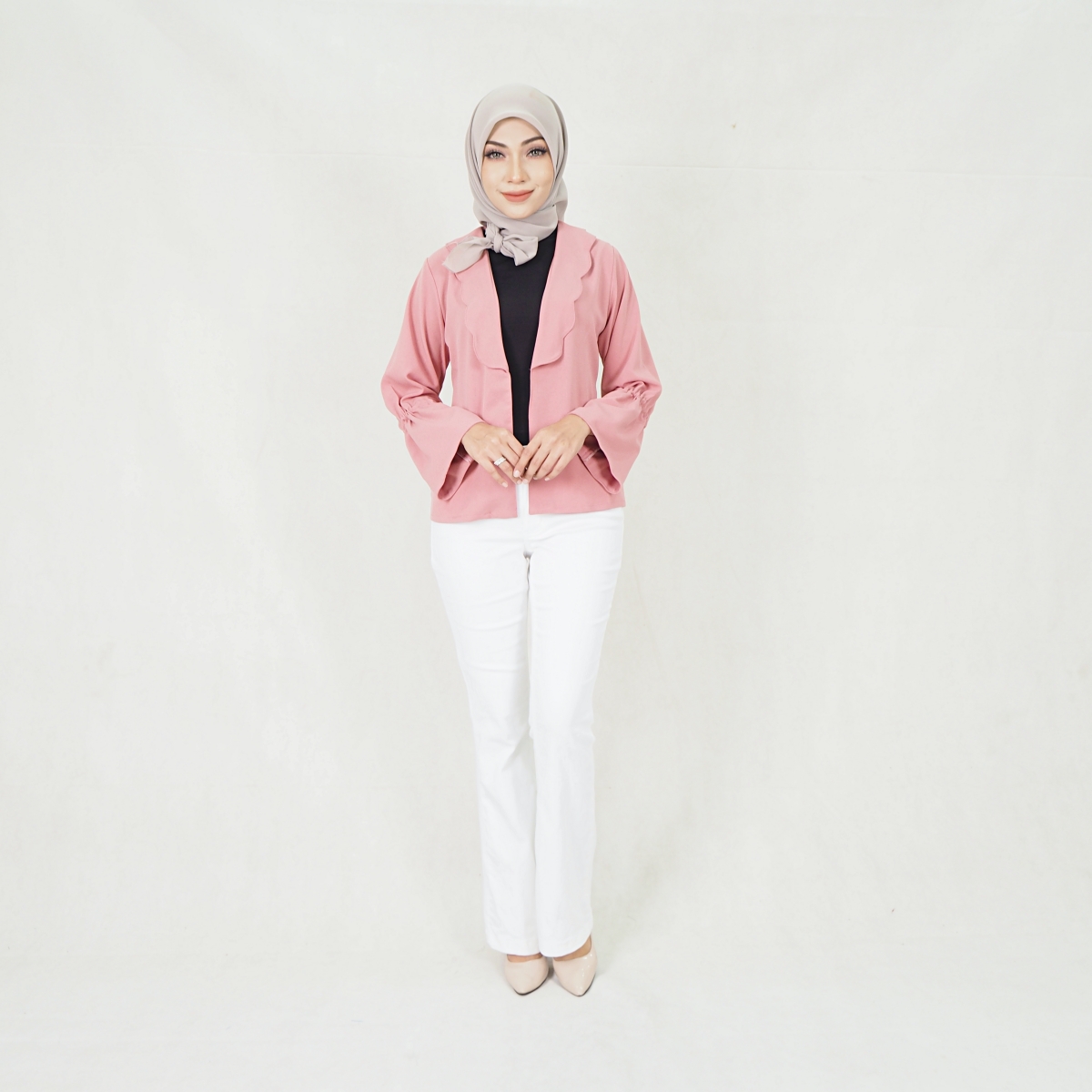 SW5301 BASIC CARDIGAN PINK