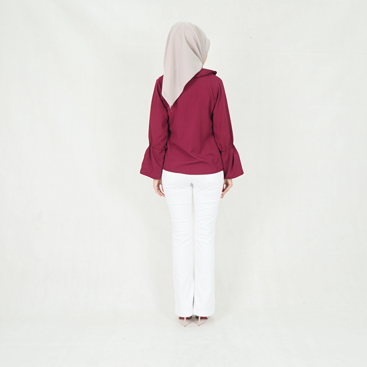 SW5301 BASIC CARDIGAN MAROON