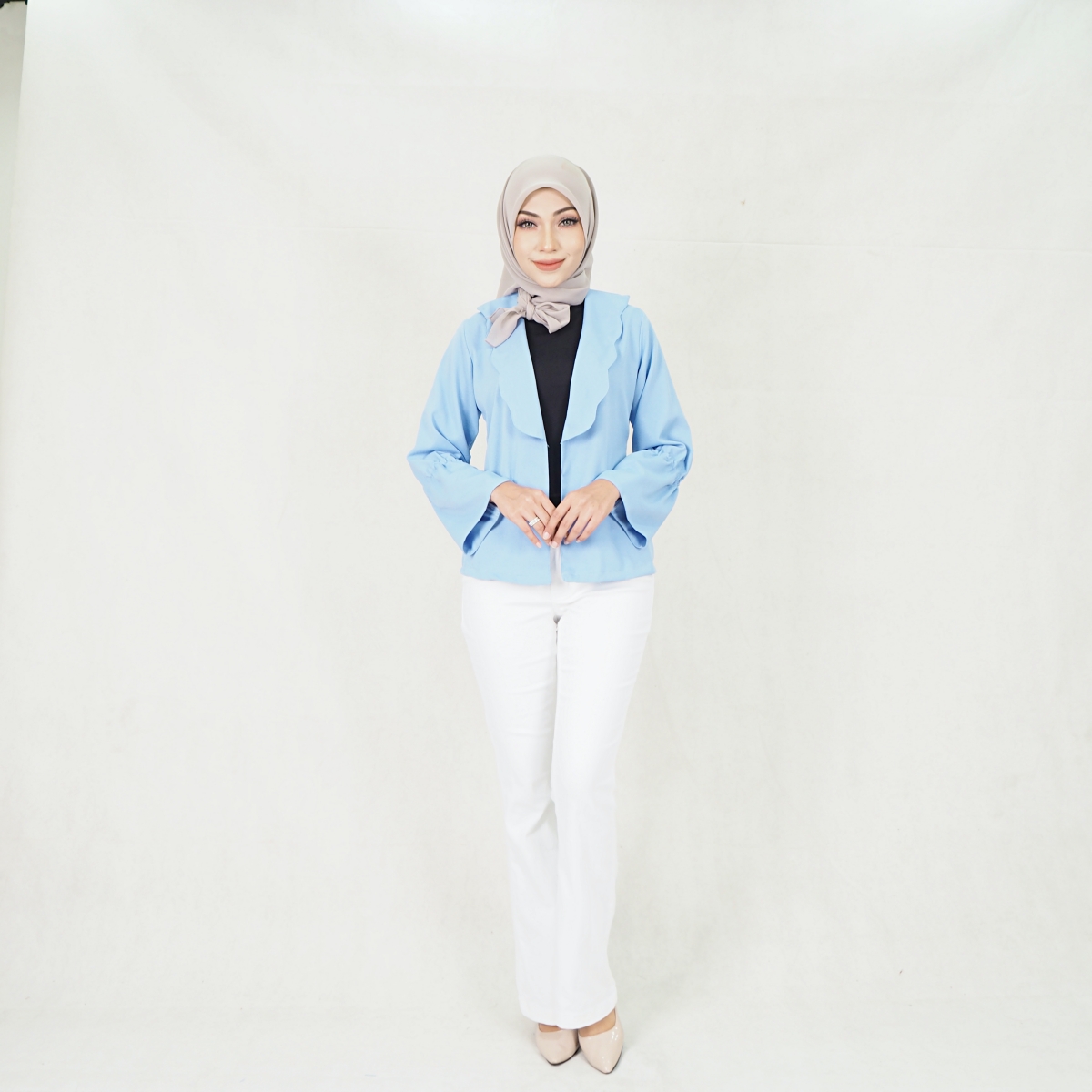 SW5301 BASIC CARDIGAN BABY BLUE