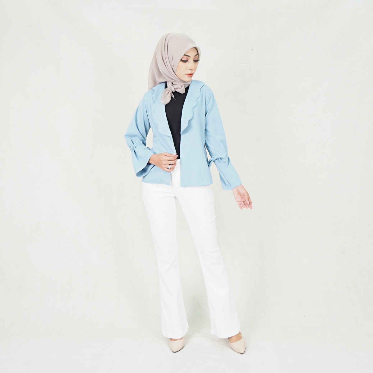 SW5301 BASIC CARDIGAN BLUE