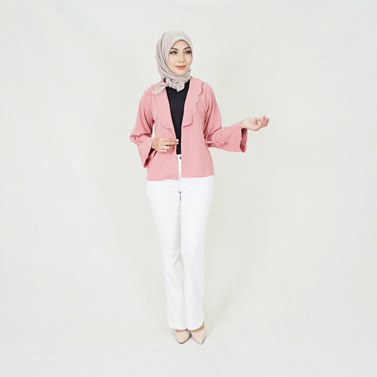 SW5301 BASIC CARDIGAN PINK