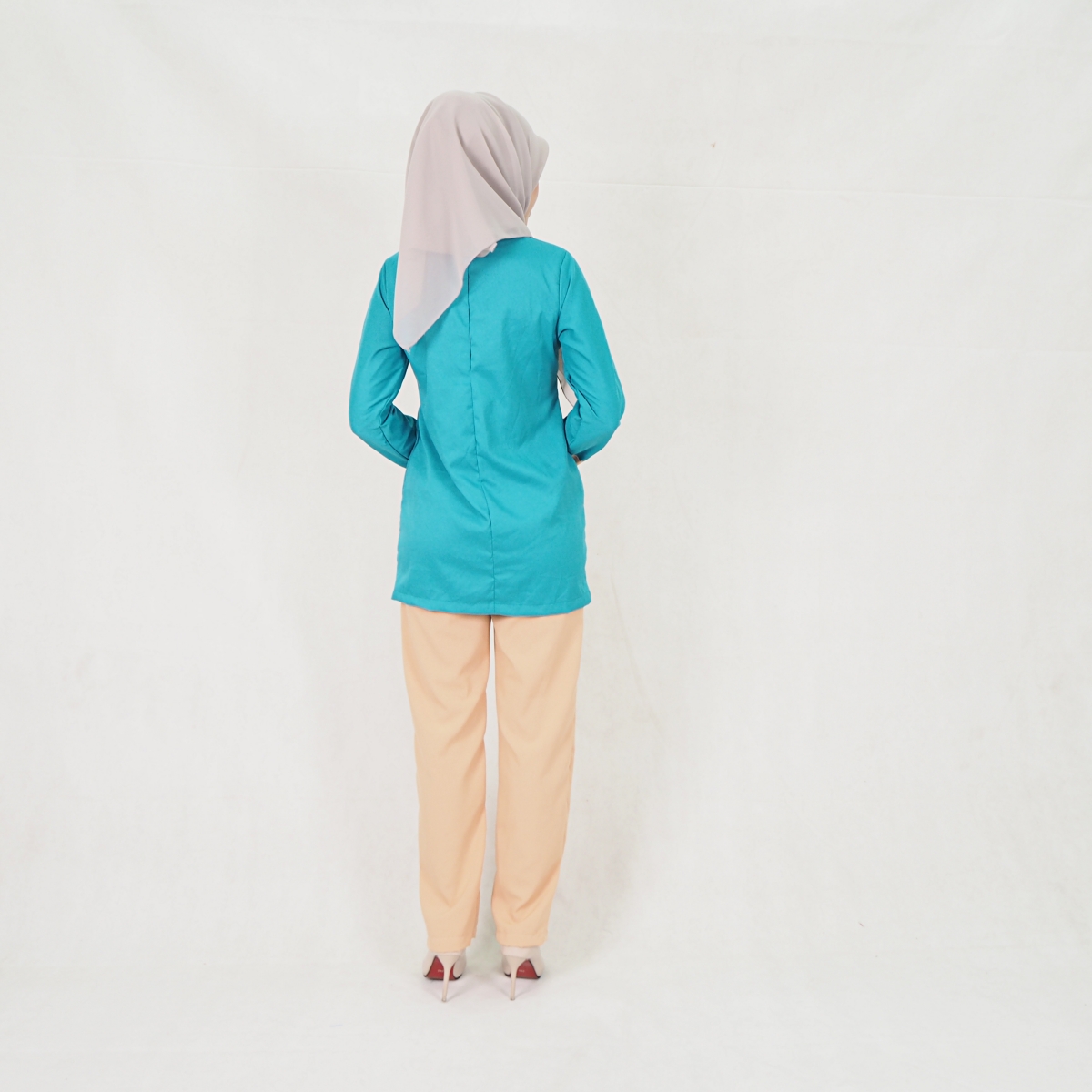 SW5302 JASMINE BLOUSE + PANTS SET GREEN