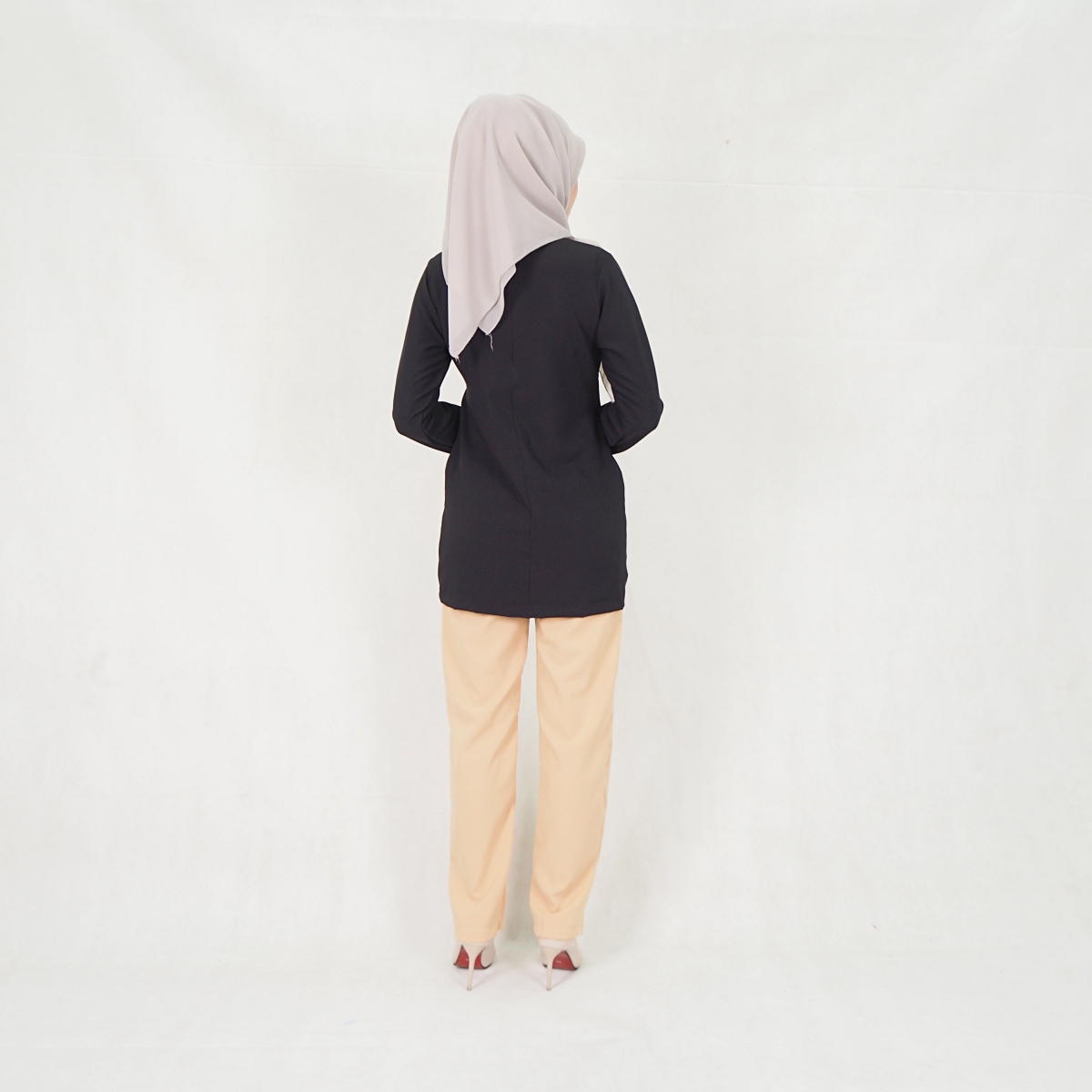 SW5302 JASMINE BLOUSE + PANTS SET BLACK