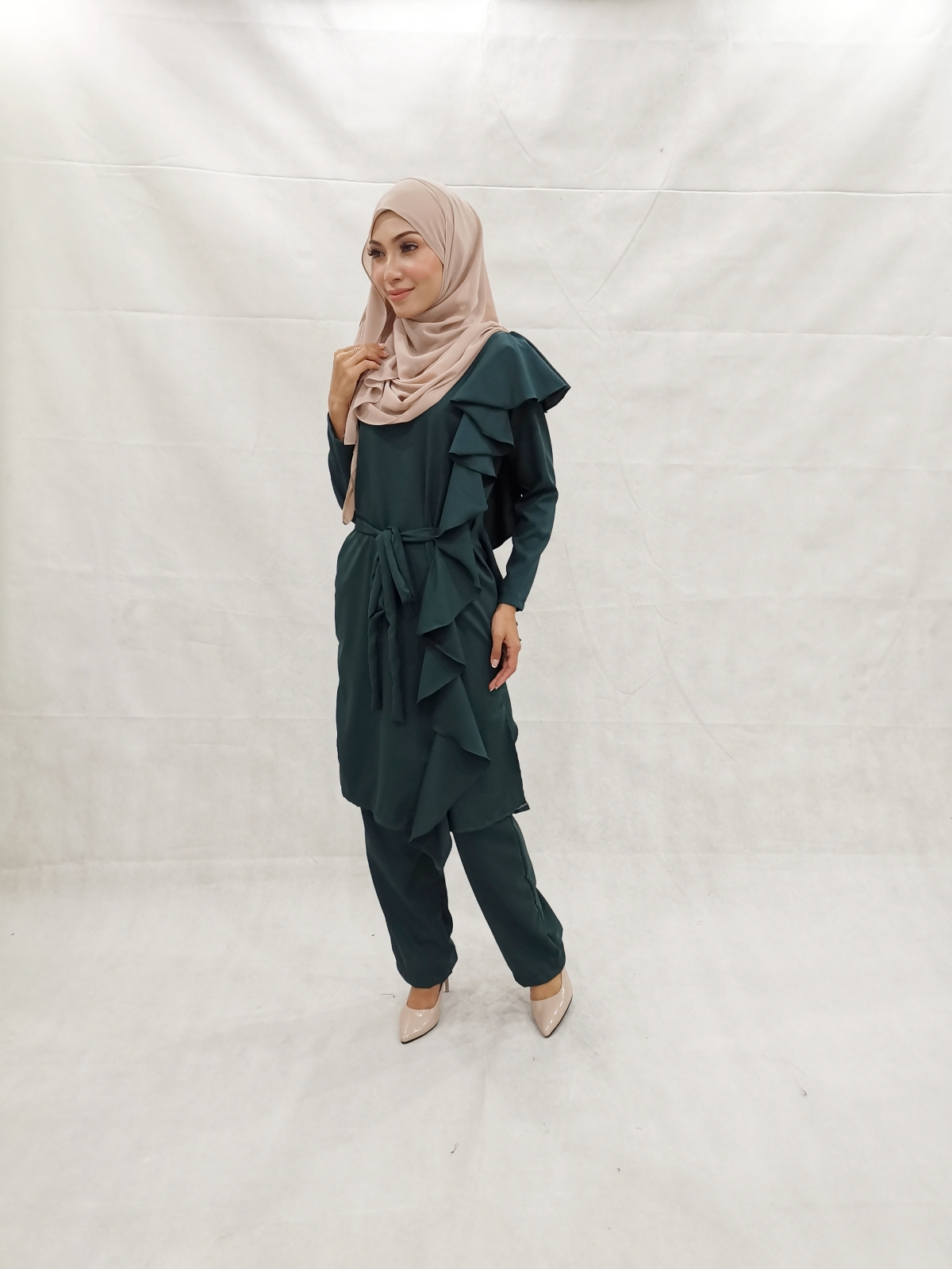 SW5303 NELY TOP & PANTS SET AS PICTURE