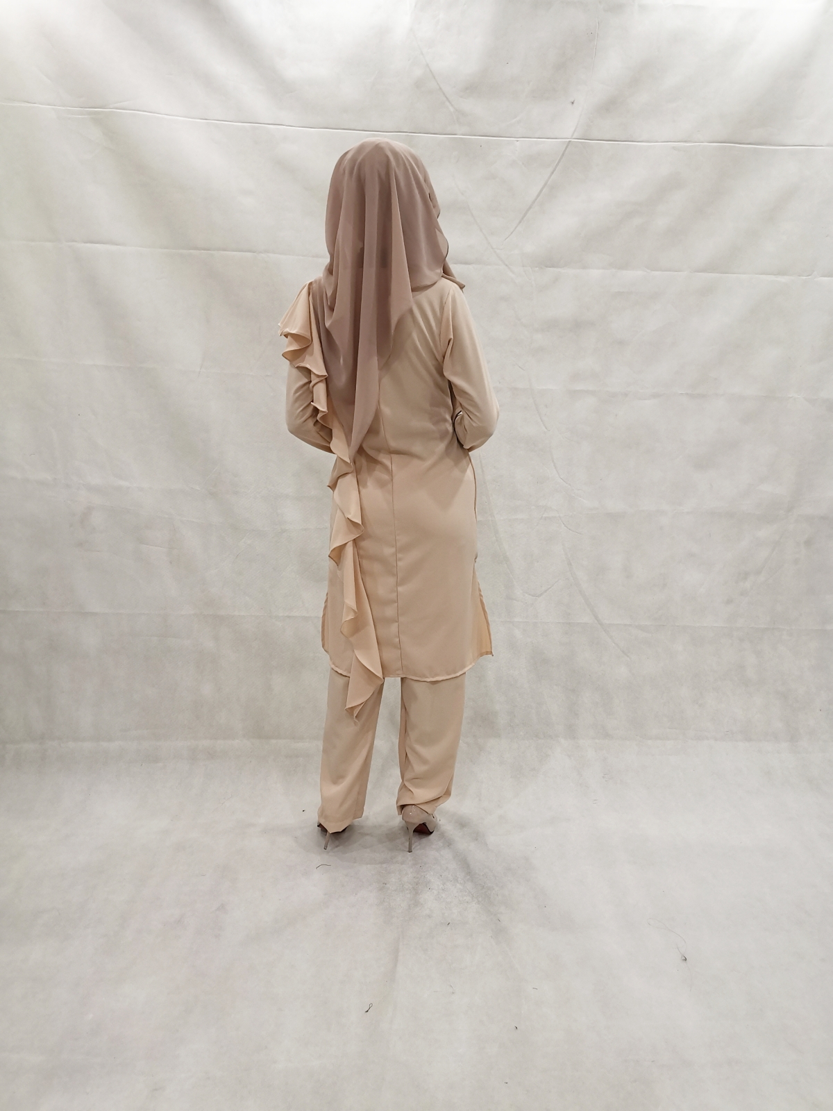 SW5303 NELY TOP & PANTS SET CREAM