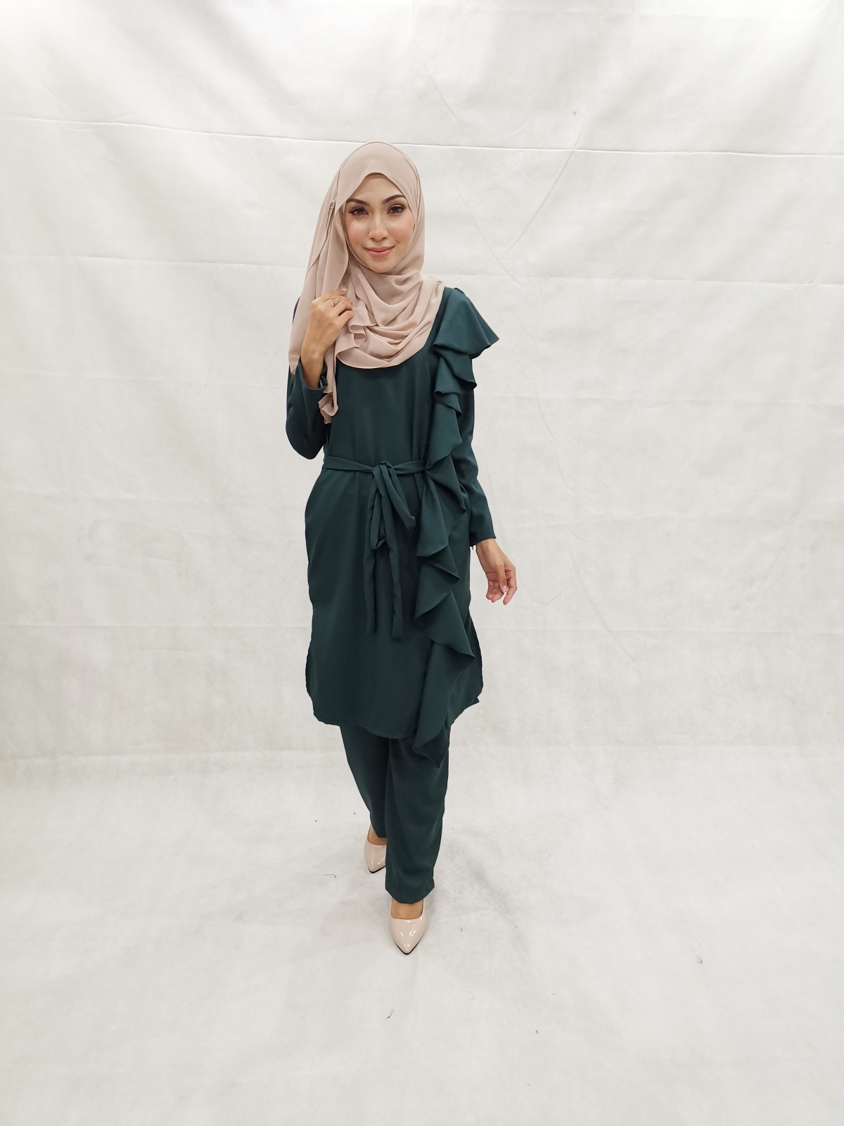 SW5303 NELY TOP & PANTS SET AS PICTURE