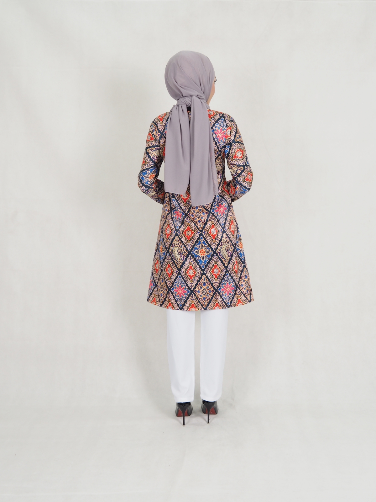 SW5305 PRINTED BLOUSE & PANTS AS PICTURE