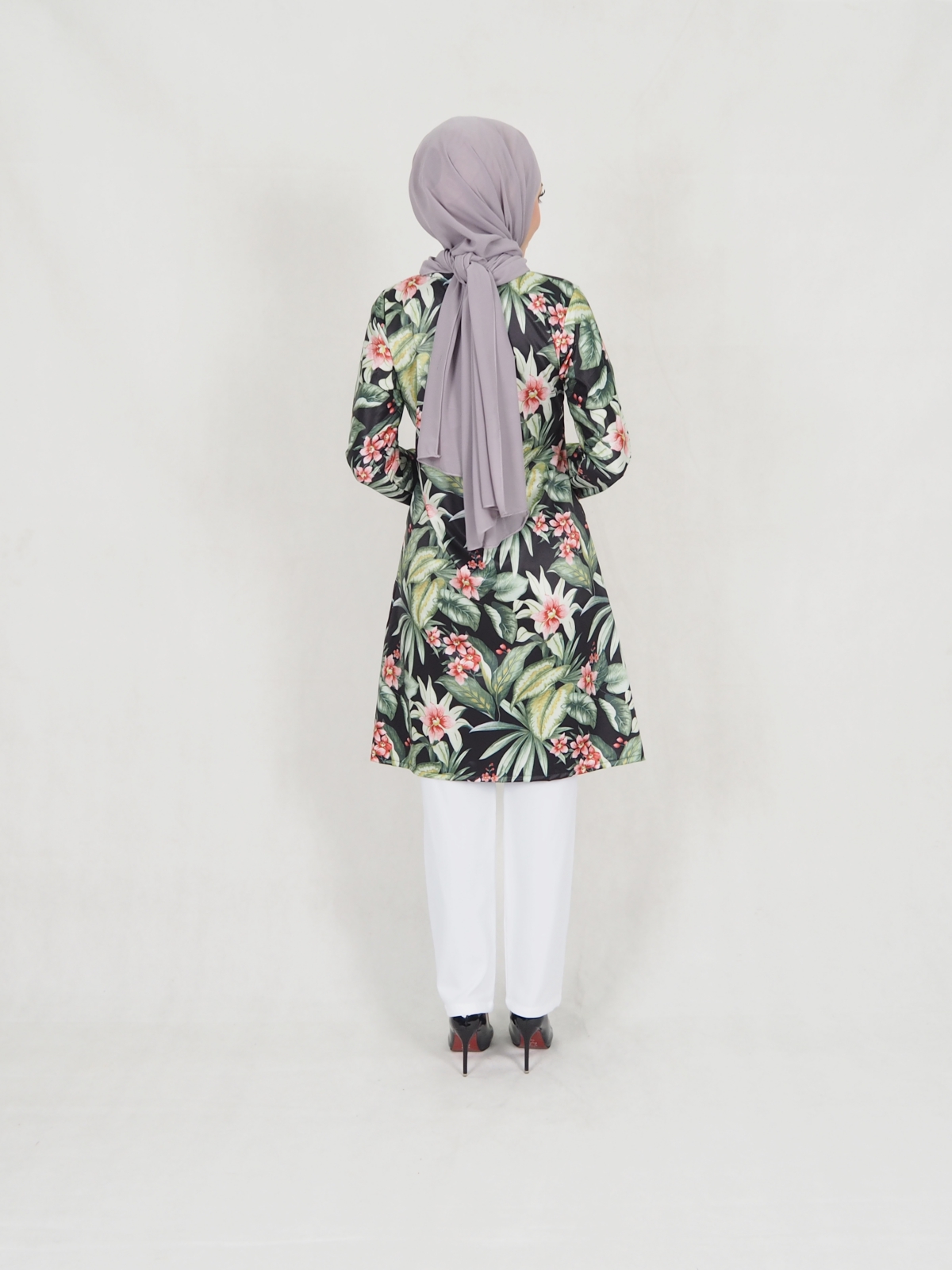 SW5305 PRINTED BLOUSE & PANTS GREEN
