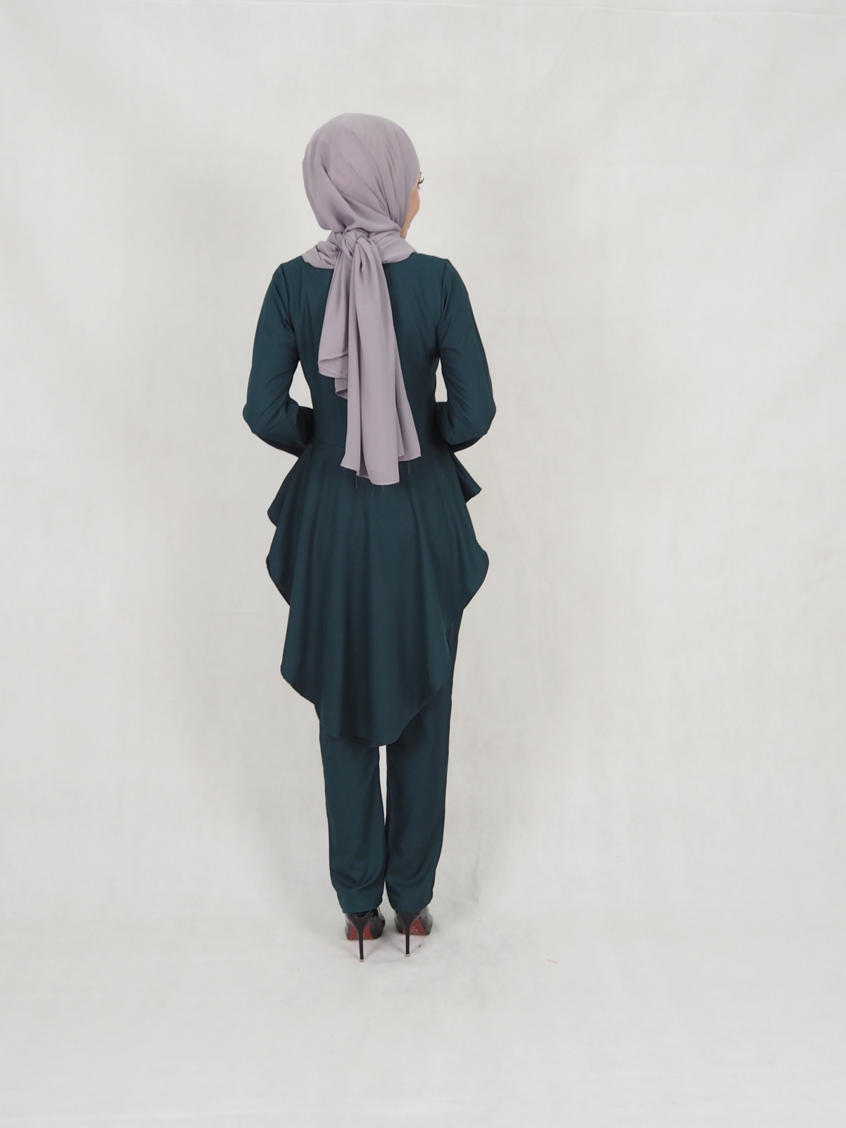 SW5306 JESLINA BLOUSE & PANTS SET EMERALD GREEN
