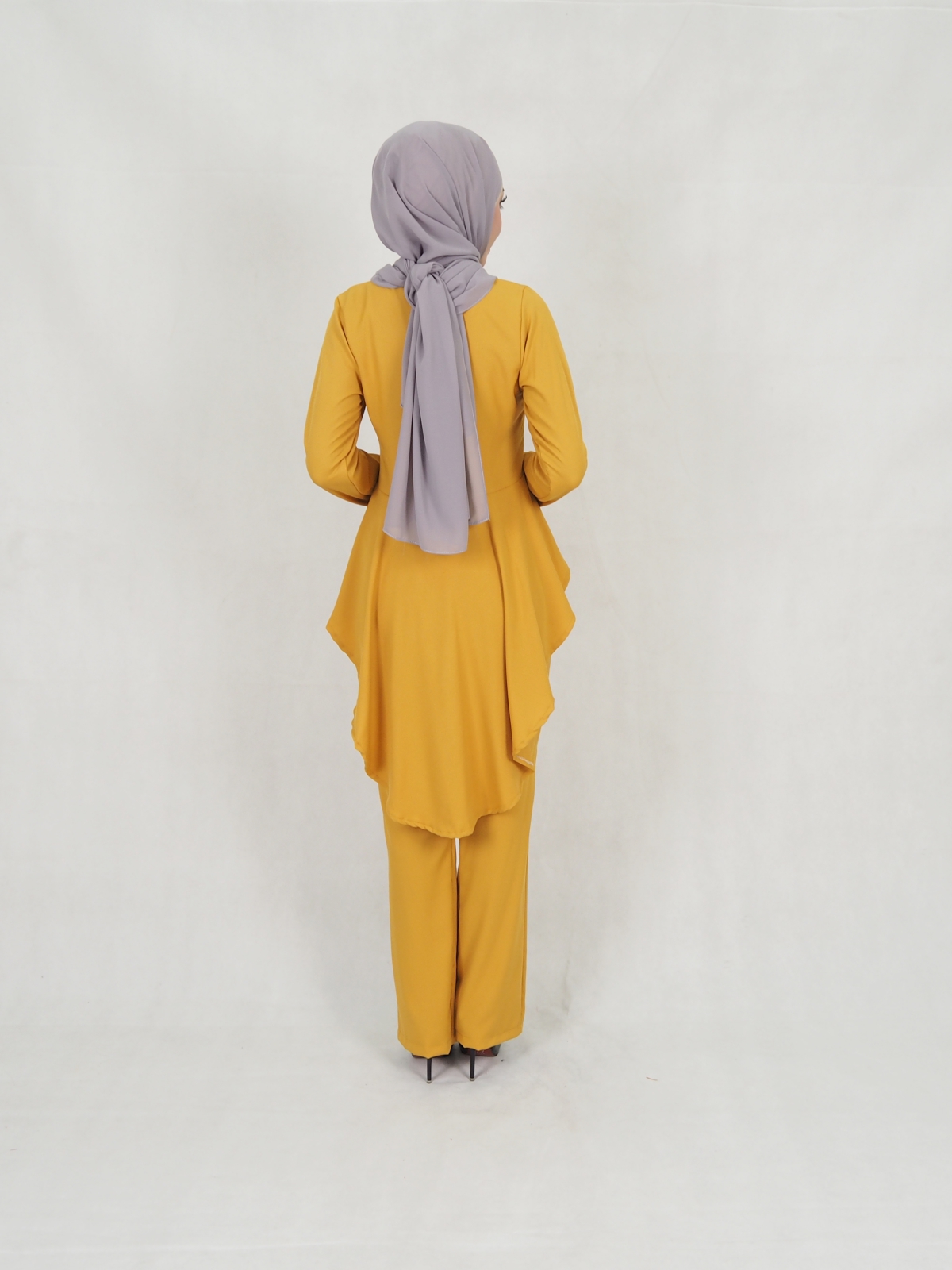 SW5306 JESLINA BLOUSE & PANTS SET MUSTARD