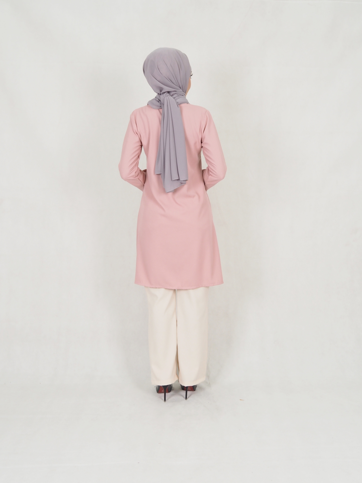 SW5308 LOVELY WOMEN'S BLOUSE DUSTY PINK