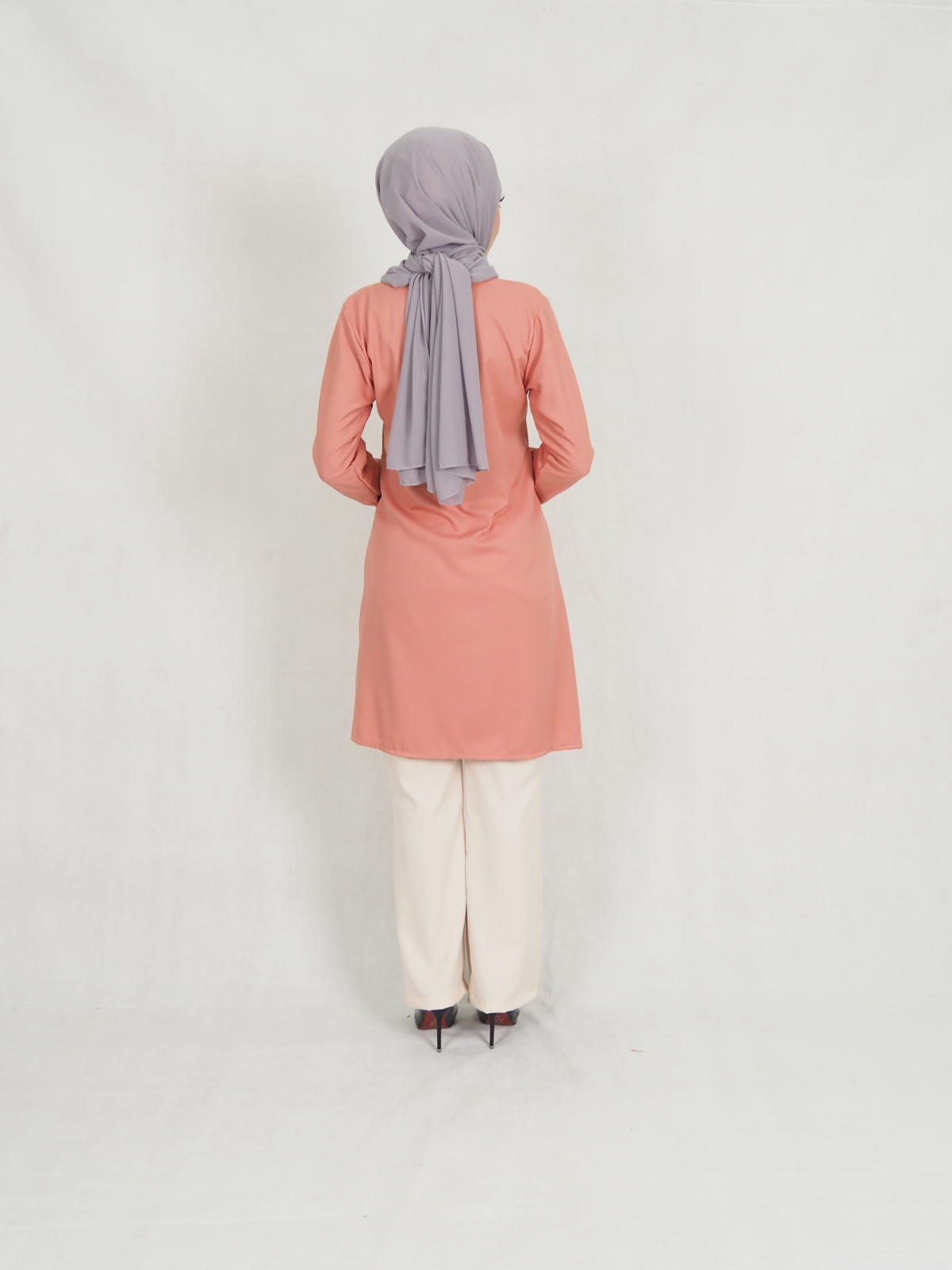 SW5308 LOVELY WOMEN'S BLOUSE PEACH