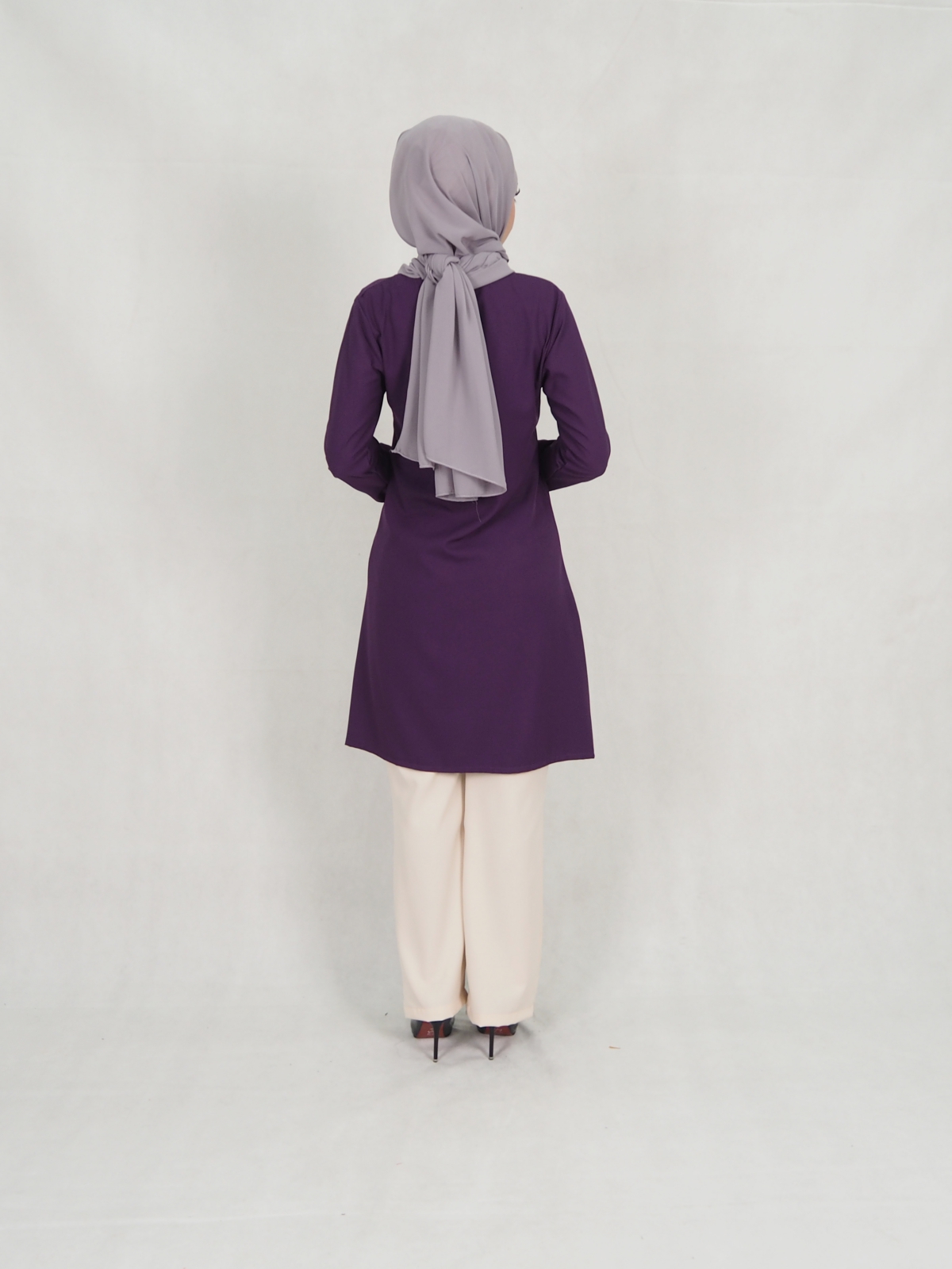 SW5308 LOVELY WOMEN'S BLOUSE PURPLE