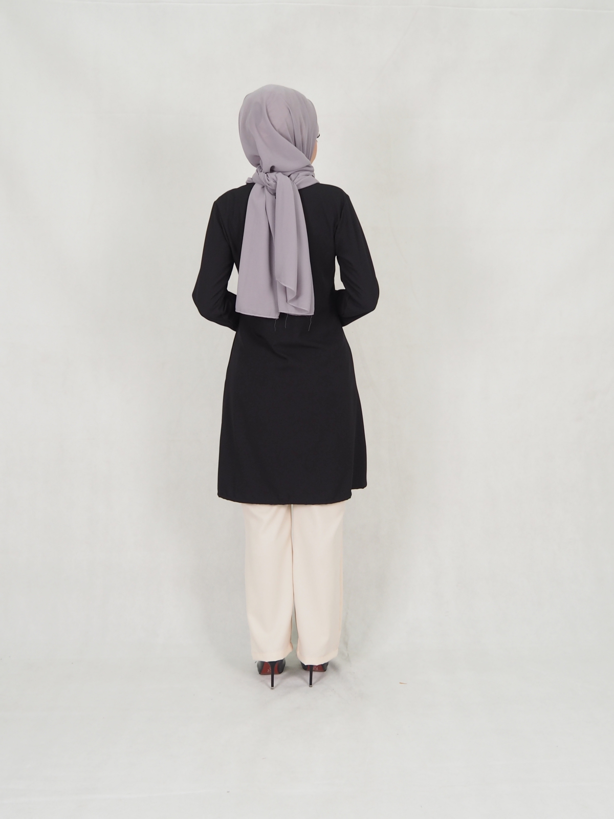 SW5311 LOFA BLOUSE & PANTS SET BLACK