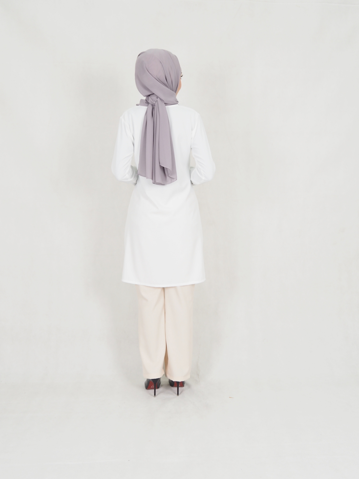 SW5311 LOFA BLOUSE & PANTS SET WHITE