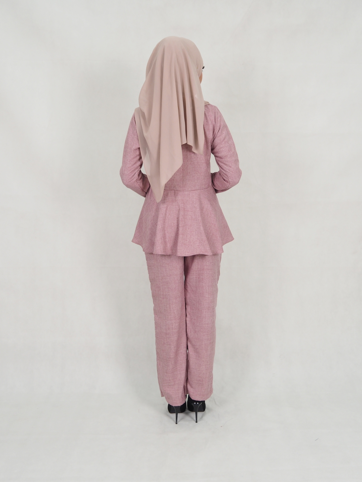 SW5313 MUSLIMAH TOP & PANTS AS PICTURE