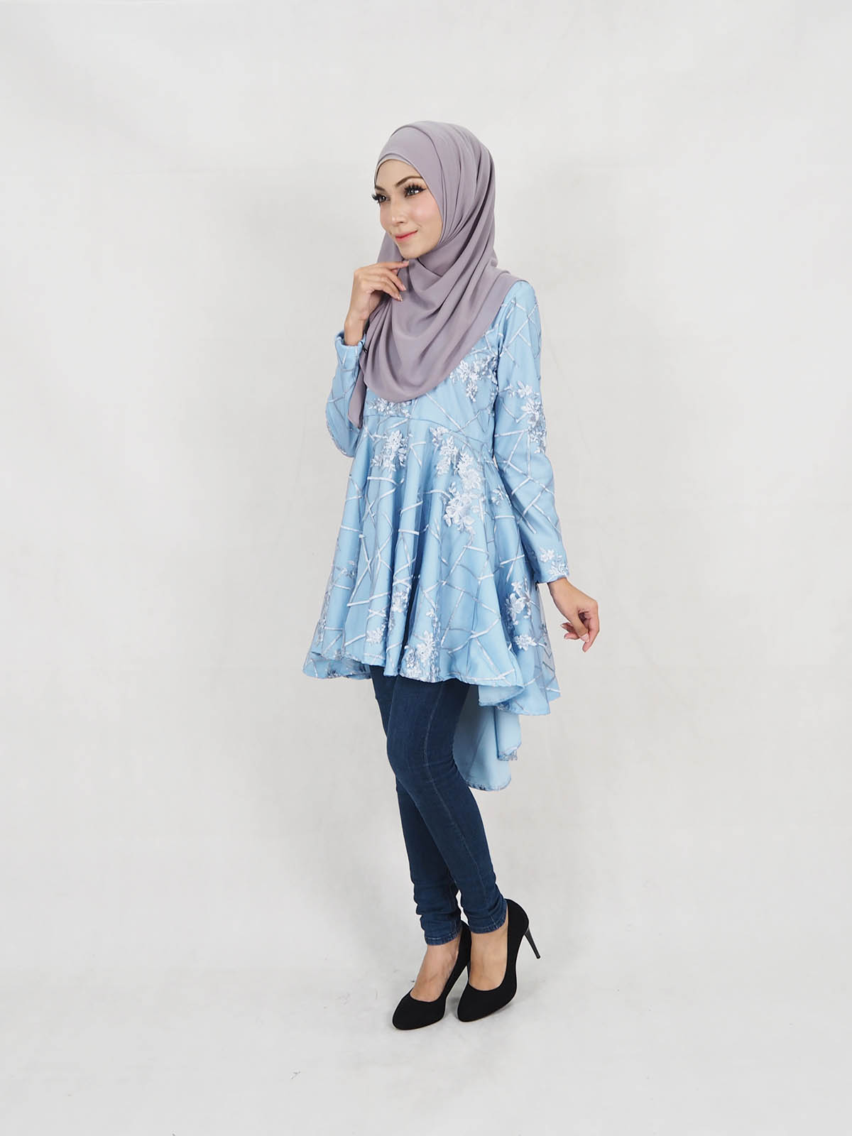 SW5317 TISHA BLOUSE BLUE
