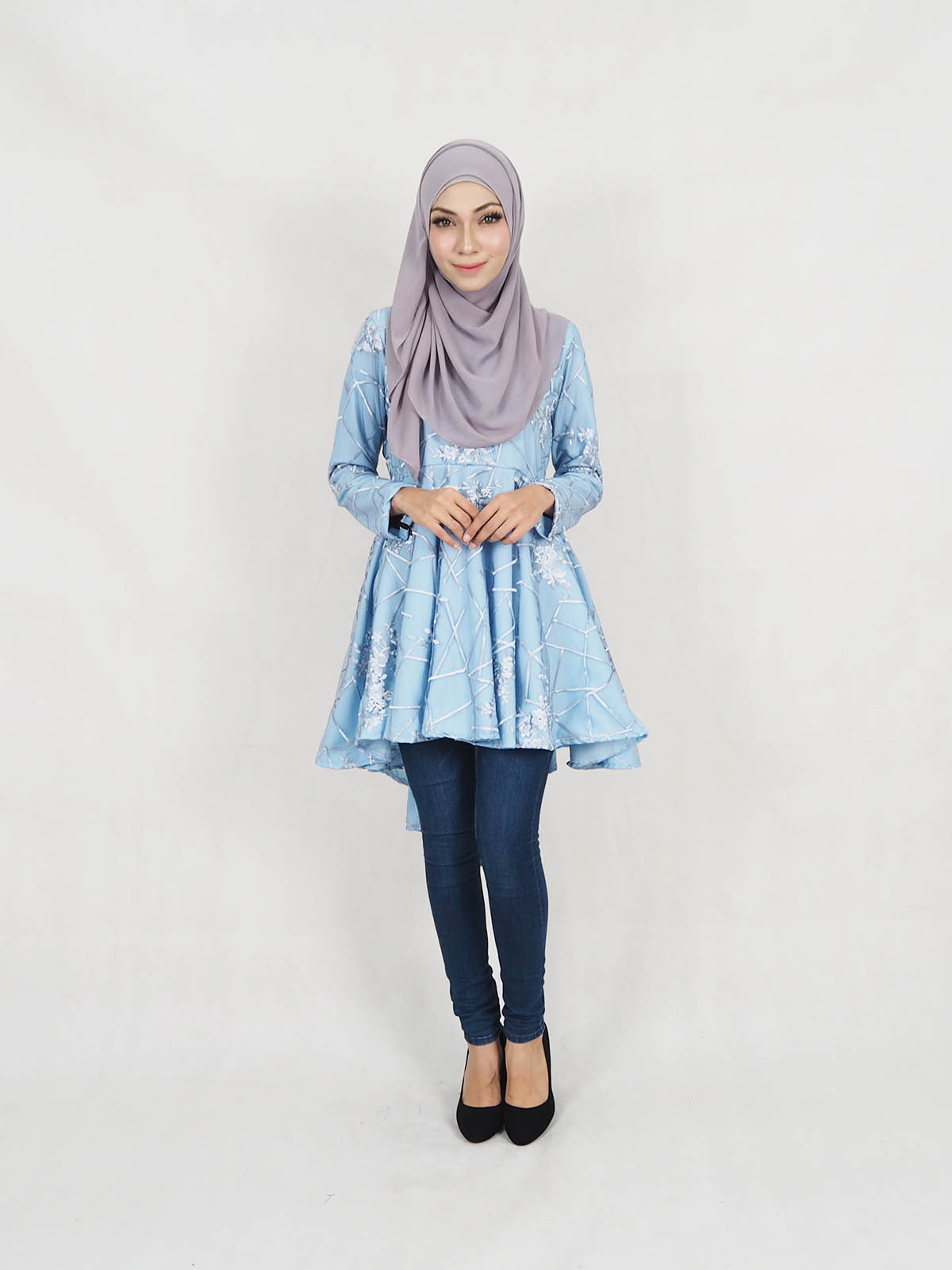 SW5317 TISHA BLOUSE BLUE
