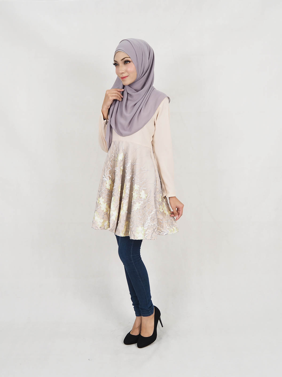 SW5318 WOMEN'S BLOUSE CREAM