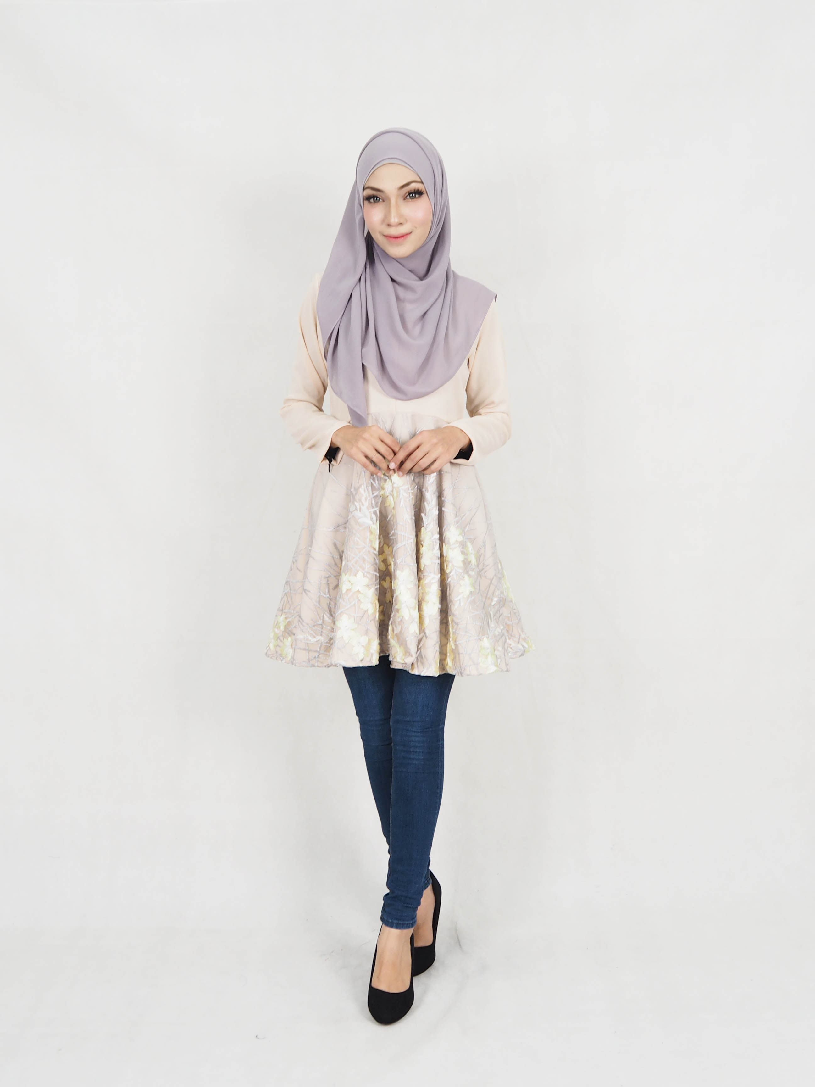 SW5318 WOMEN'S BLOUSE CREAM