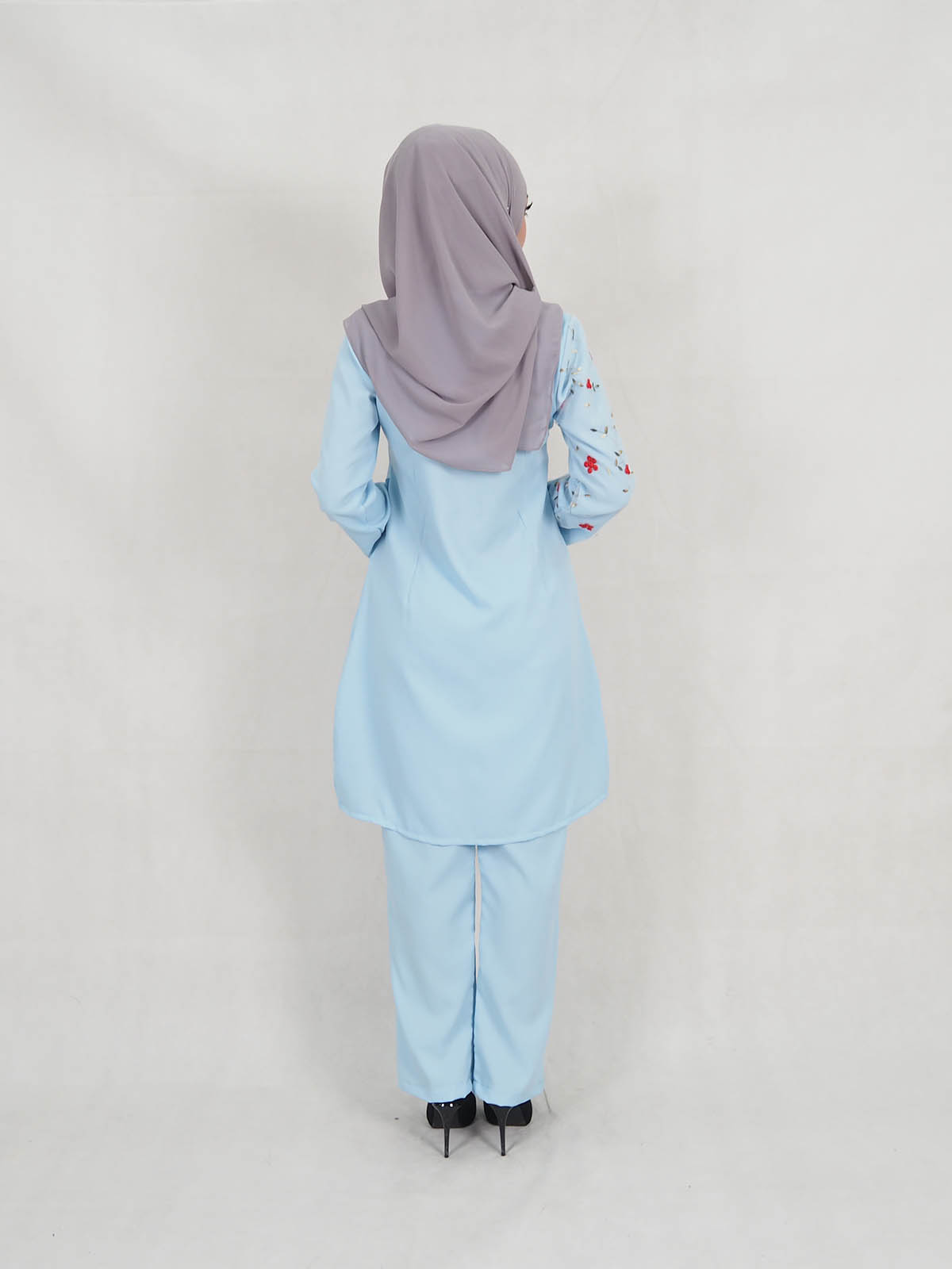 SW5319 BLOUSE + PANTS SET LIGHT BLUE