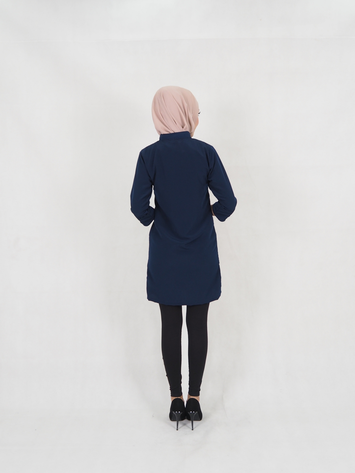 SW5320 BASIC BLOUSE NAVY BLUE