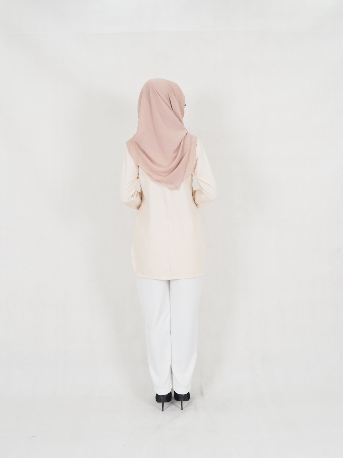 SW5322 WOMEN'S BLOUSE & PALAZZO CREAM