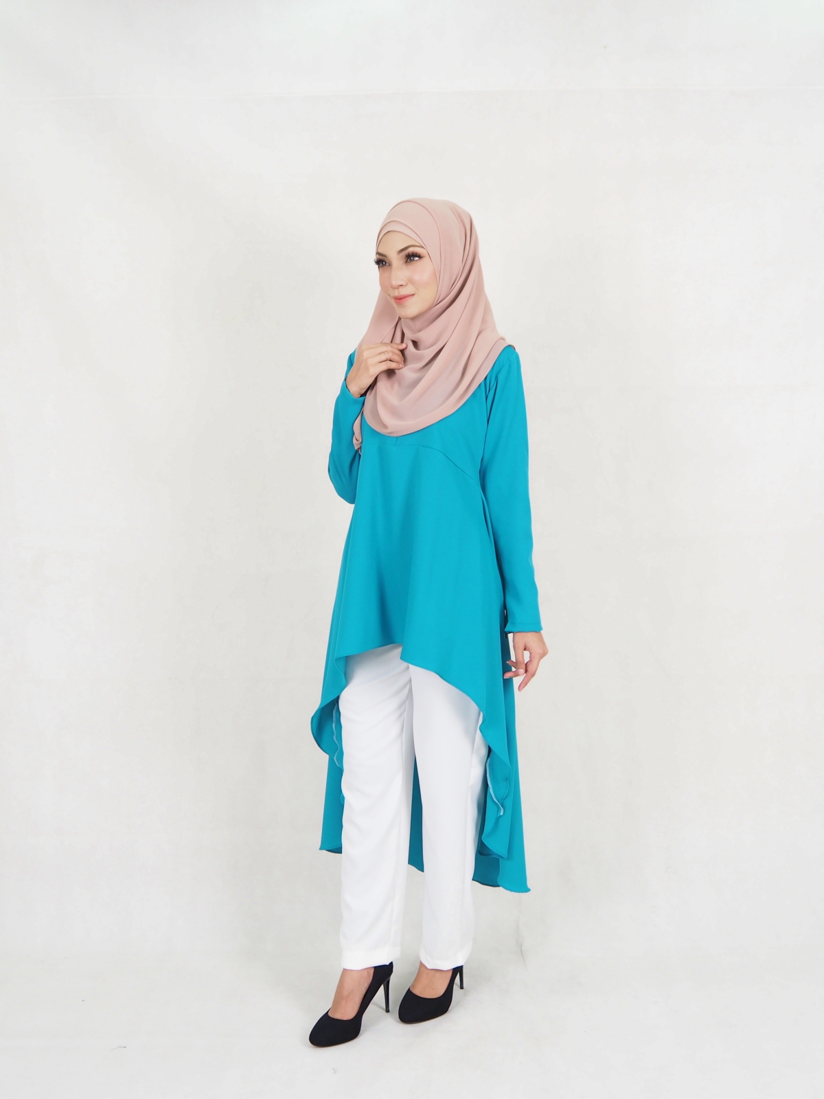 SW5323 AMEERA FASHION BLOUSE GREEN