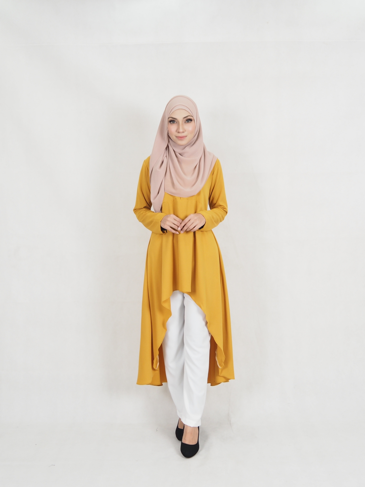 SW5323 AMEERA FASHION BLOUSE MUSTARD