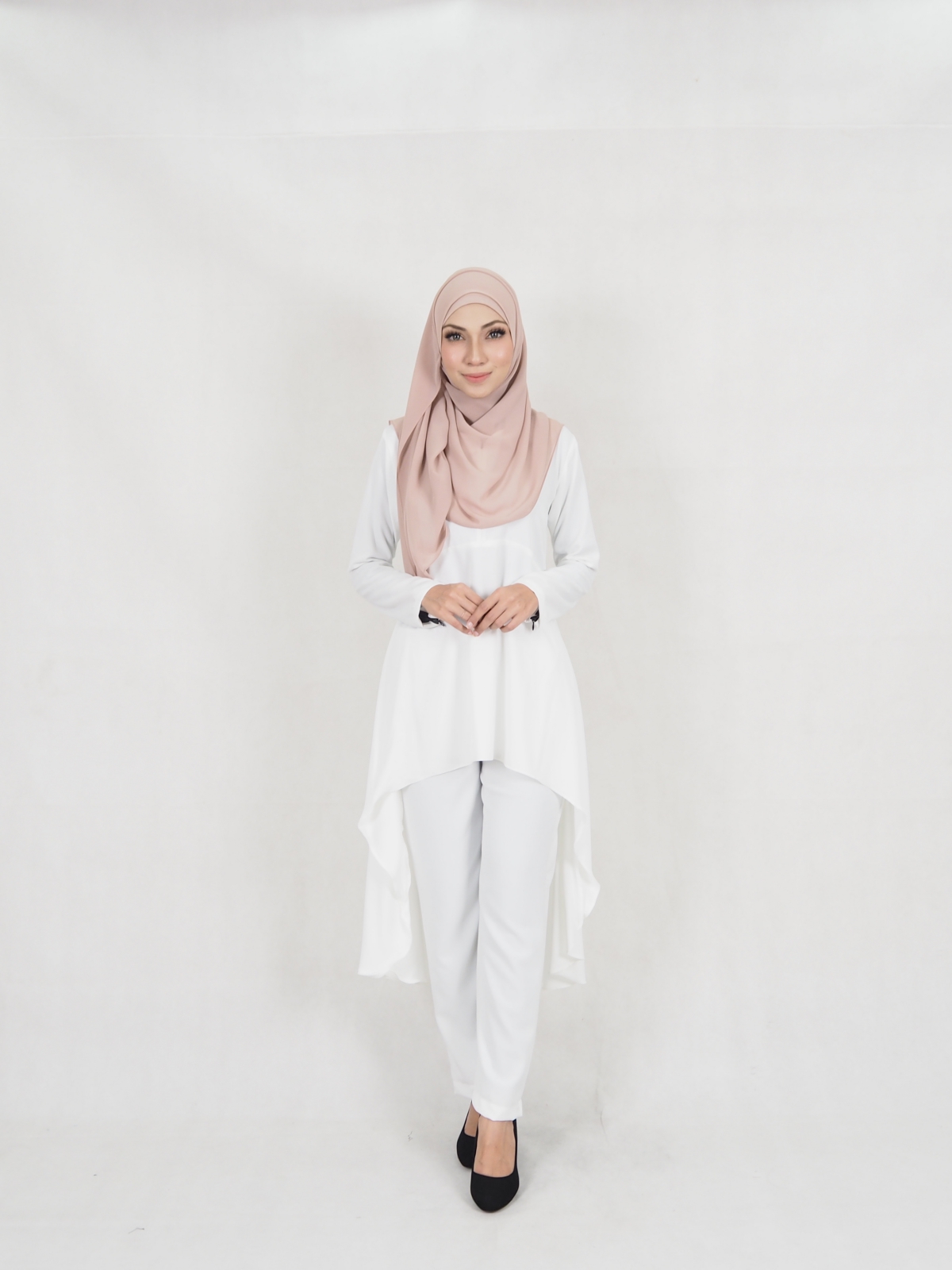 SW5323 AMEERA FASHION BLOUSE WHITE