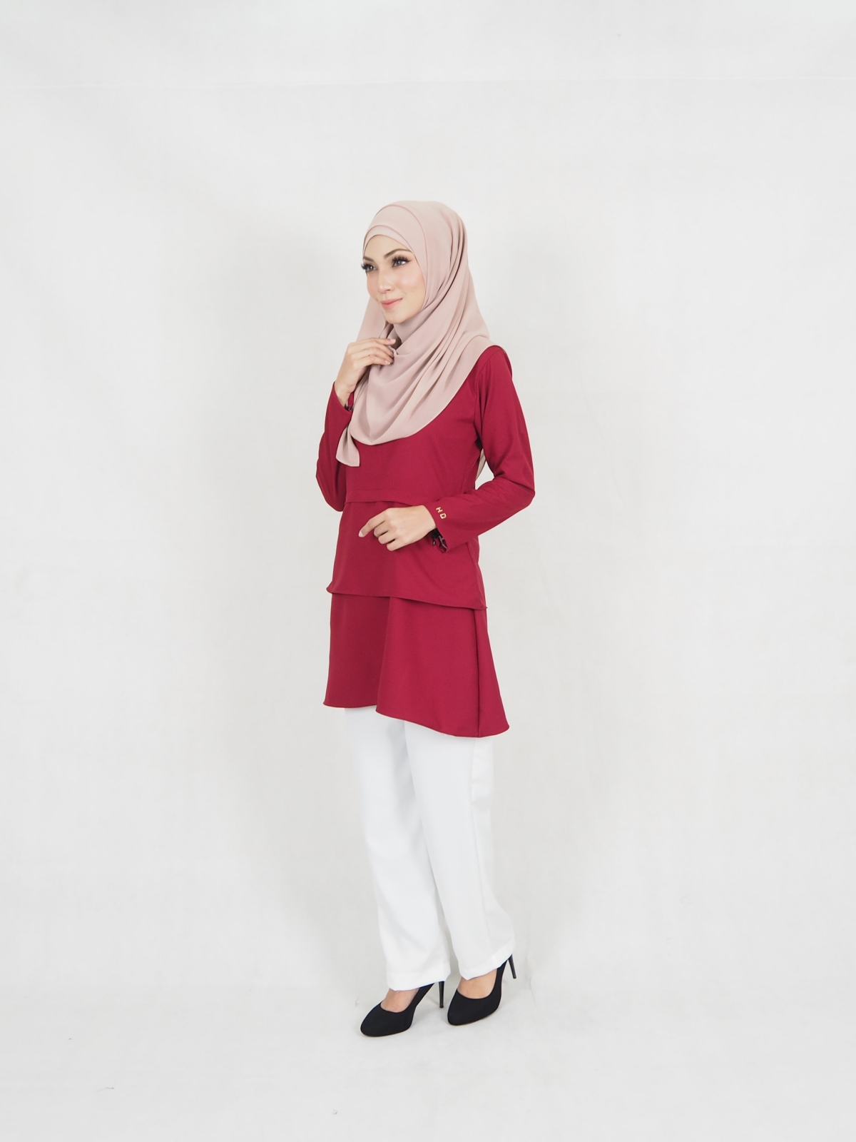 SW5325 TYA BLOUSE MAROON