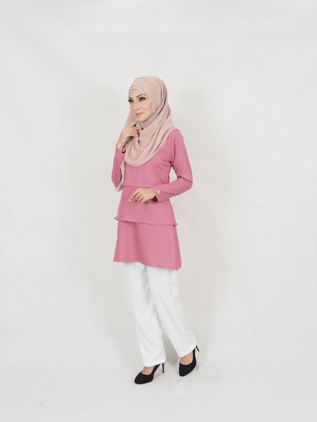 SW5325 TYA BLOUSE DUSTY PINK
