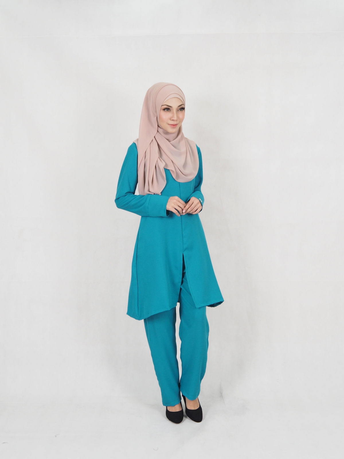 SW5326 WOMEN'S MODERN BLOUSE GREEN