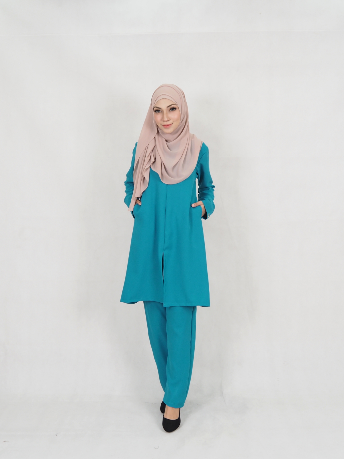 SW5326 WOMEN'S MODERN BLOUSE GREEN