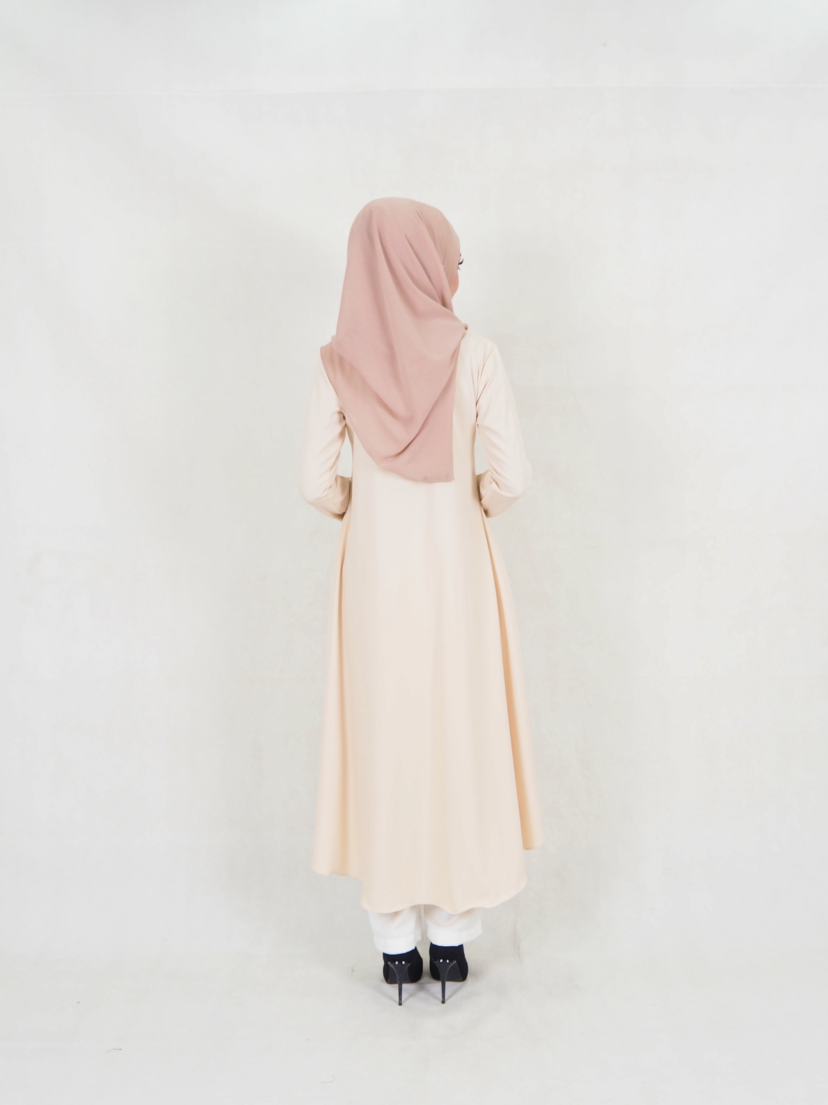 SW5327 STYLISH MODERN BLOUSE + PANTS CREAM