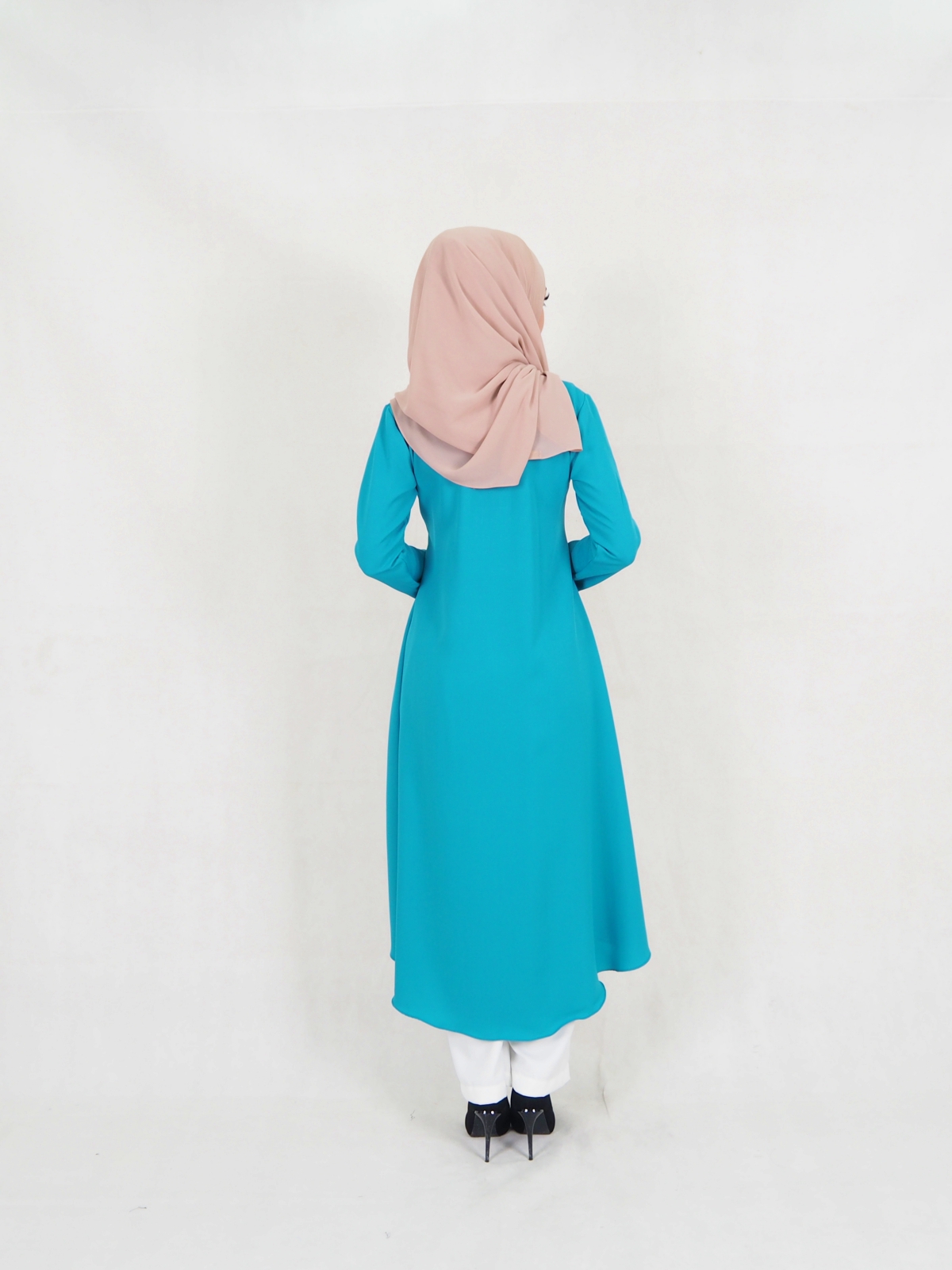 SW5327 STYLISH MODERN BLOUSE + PANTS GREEN