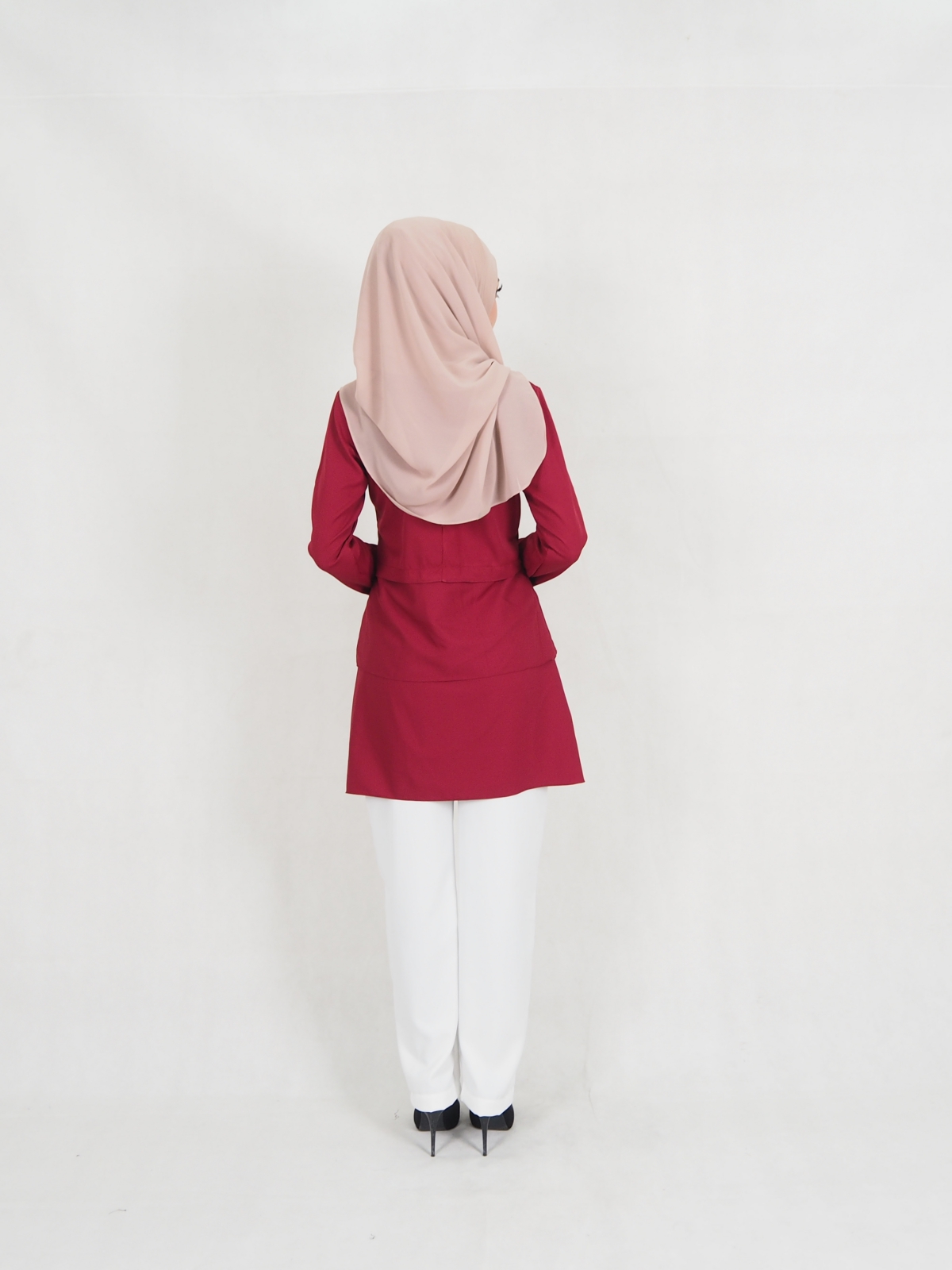 SW5329 NIDIYA BLOUSE & PALAZZO SET MAROON