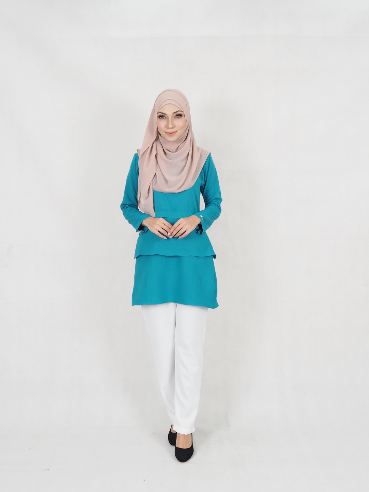 SW5329 NIDIYA BLOUSE & PALAZZO SET GREEN