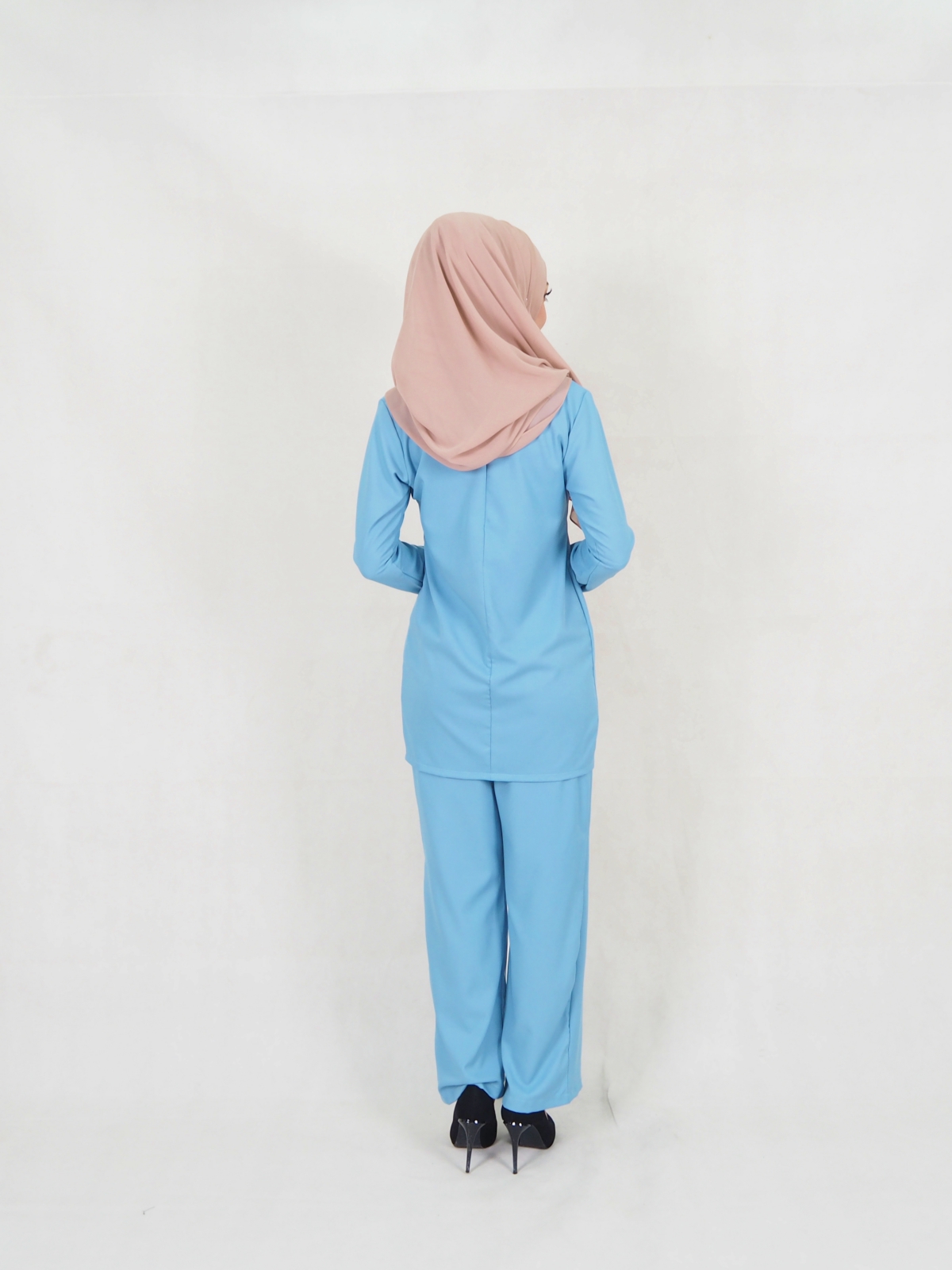 SW5332 CASUAL BLOUSE & PANTS BLUE