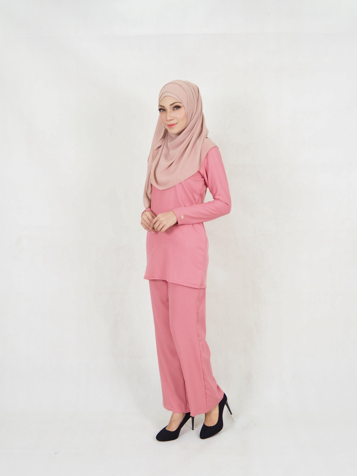 SW5332 CASUAL BLOUSE & PANTS PINK