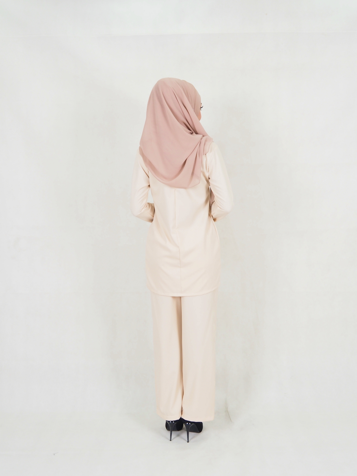 SW5332 CASUAL BLOUSE & PANTS CREAM