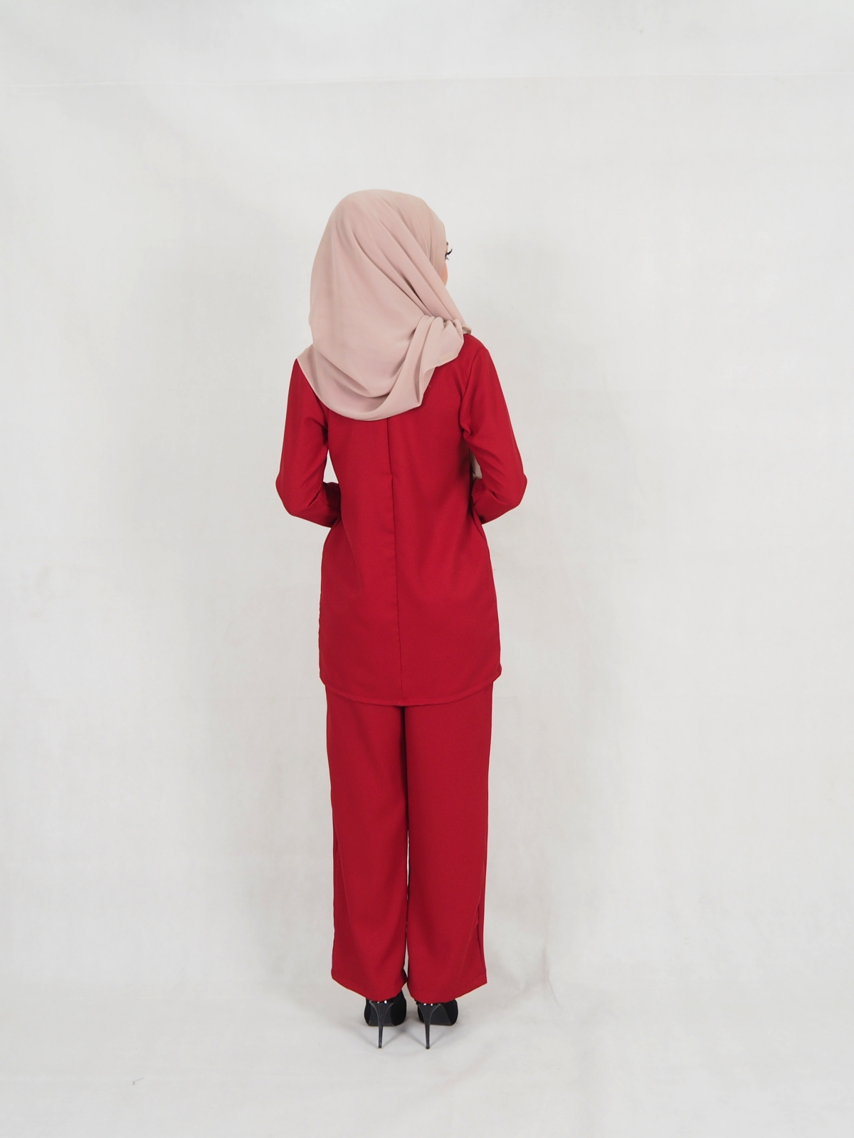 SW5332 CASUAL BLOUSE & PANTS MAROON