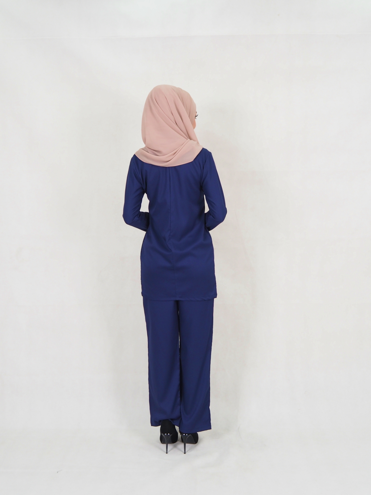 SW5332 CASUAL BLOUSE & PANTS NAVY BLUE